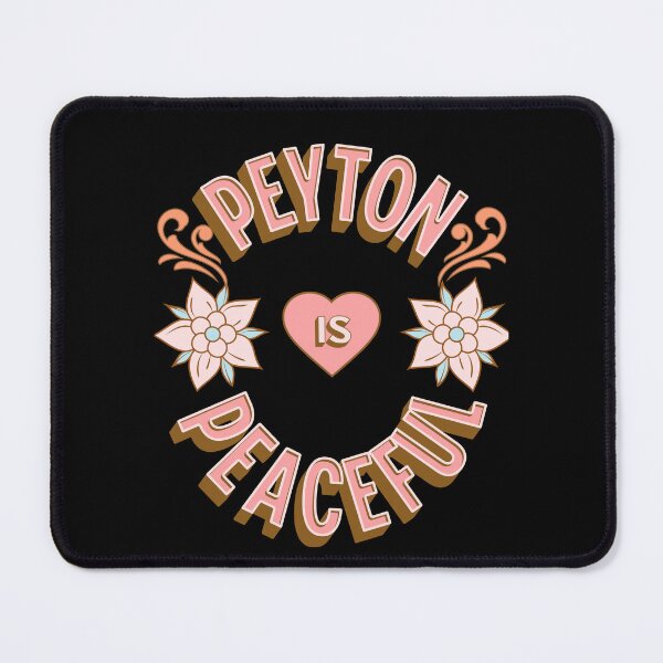 Item preview, Peyton is Peaceful - First Names - Birthday Gifts - Alliteration Fans designed and sold by epicthoughts.
