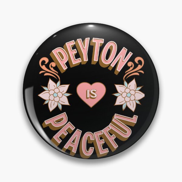 Item preview, Peyton is Peaceful - First Names - Birthday Gifts - Alliteration Fans designed and sold by epicthoughts.