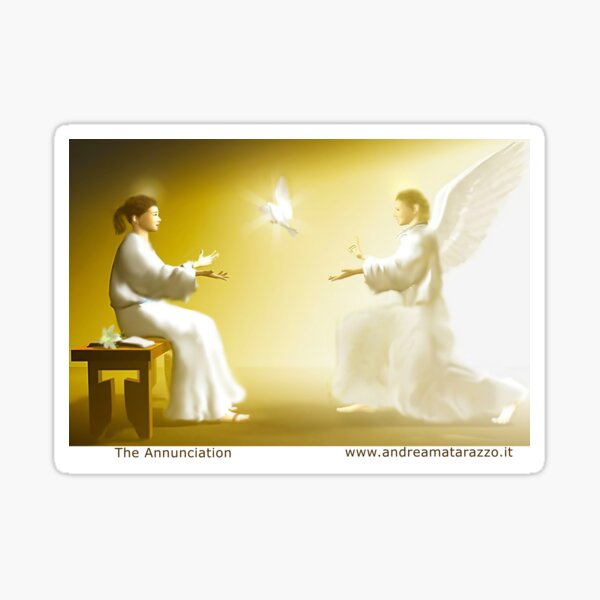 The Annunciation Sticker