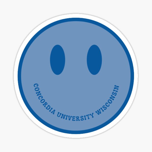 Item preview, Concordia University Wisconsin Smiley designed and sold by ehalverson101.