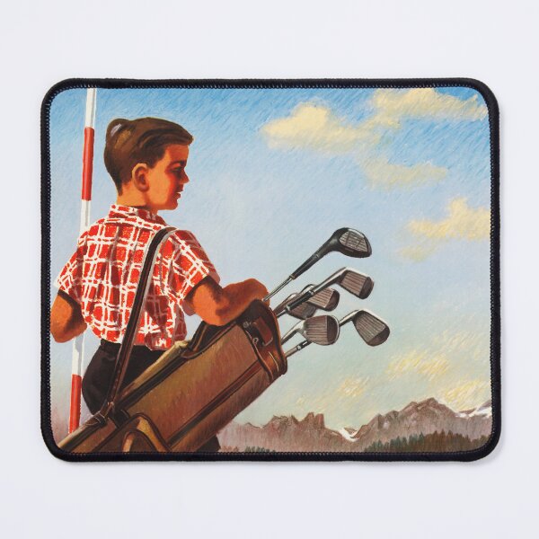 Item preview, LENZERHEIDE VALBELLA Switzerland for Golf 1950 Vintage Travel Wall Art by Fran Gygax  designed and sold by retroposters.
