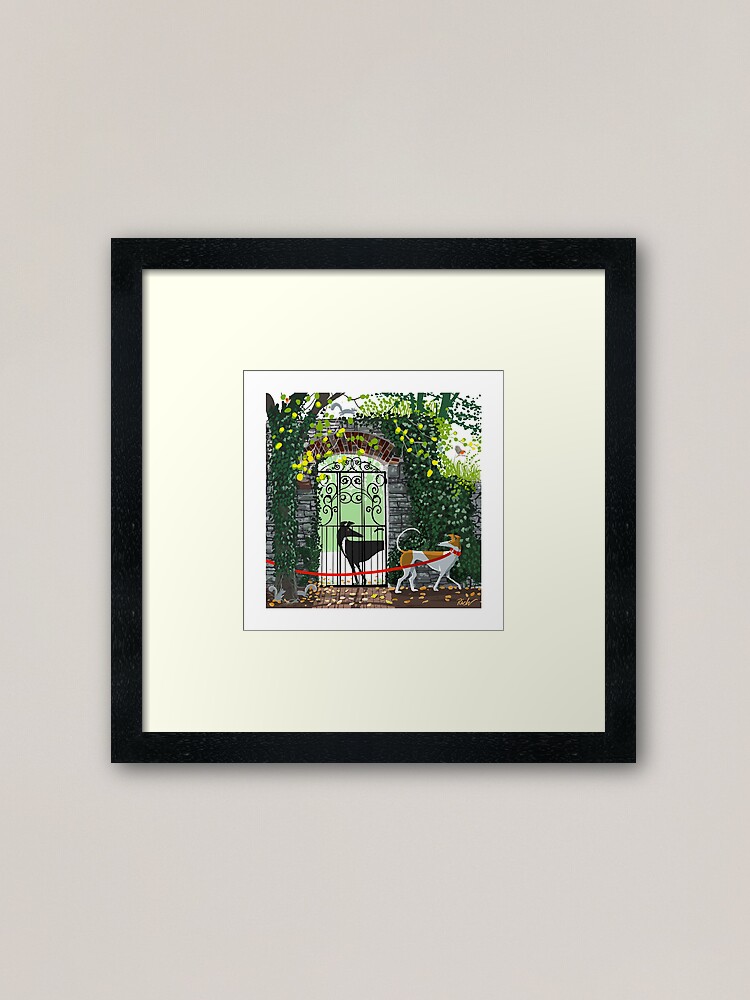 Alternate view of The Garden Gate Framed Art Print