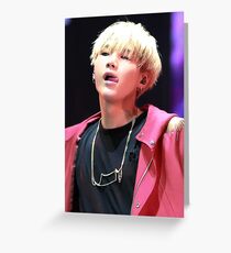 BTS- Suga V12 Greeting Card