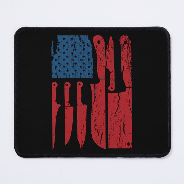 Item preview, USA Flag Knife Professional Head Chef Gift designed and sold by haselshirt.