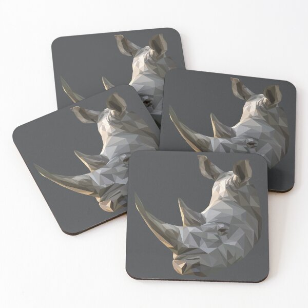 Item preview, Low Poly Rhino designed and sold by ErinFCampbell.