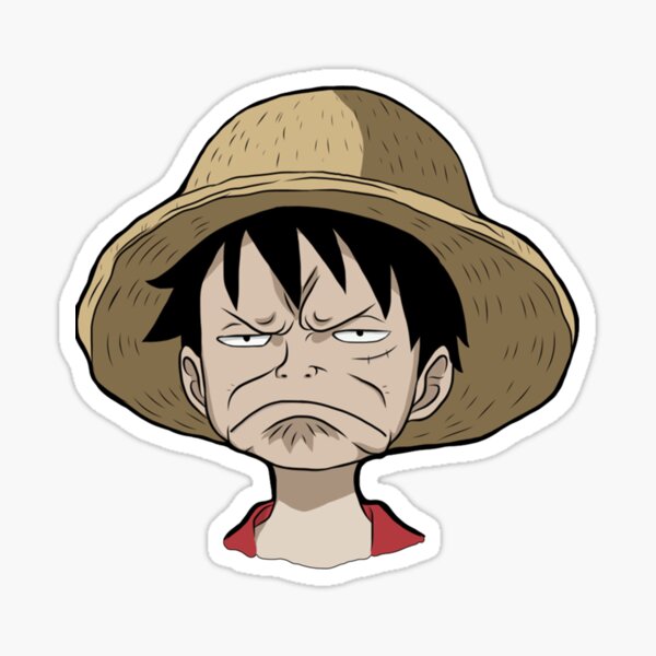 One Piece Weird Pirates and Busty girls - Luffy - Sticker