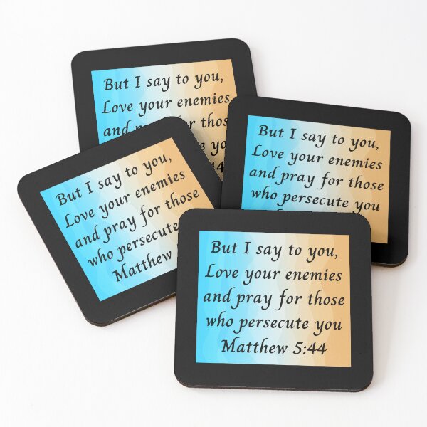 Item preview, Bible Verse Matthew 5:44 designed and sold by Prayingwarrior.