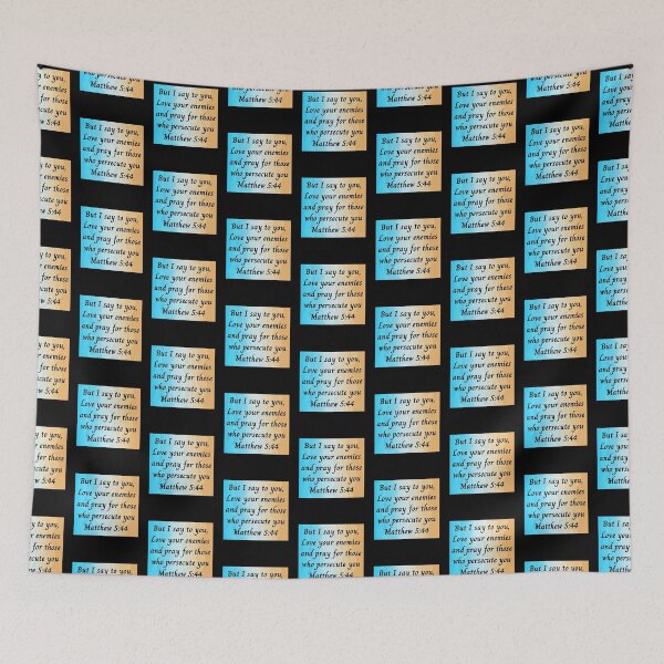 Item preview, Bible Verse Matthew 5:44 designed and sold by Prayingwarrior.