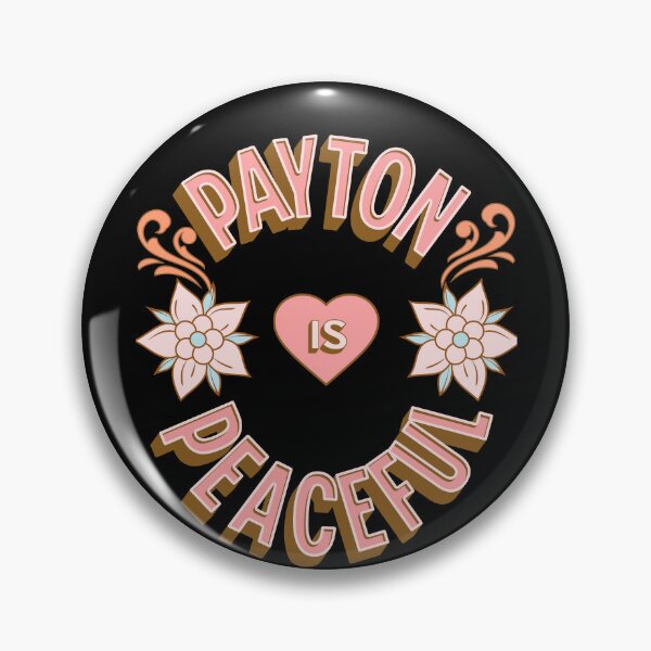 Item preview, Payton is Peaceful - First Names - Birthday Gifts - Alliteration Fans designed and sold by epicthoughts.
