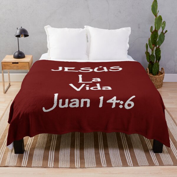 Item preview, John 14:6 Jesus The Life Spanish Bible Verse designed and sold by NombresDeJesus.