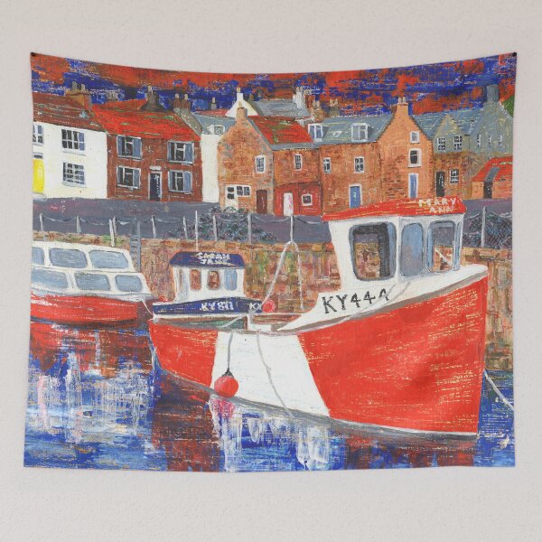 Item preview, Crail Harbour 2 designed and sold by Jan Palmer.