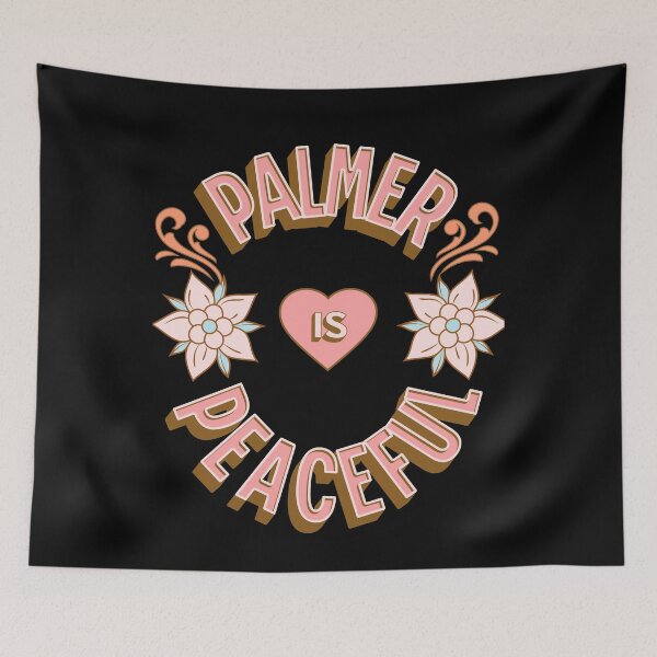 Item preview, Palmer is Peaceful - First Names - Birthday Gifts - Alliteration Fans designed and sold by epicthoughts.