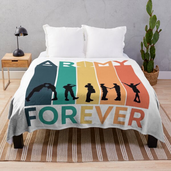 Item preview, BTS ARMY OT7 FOREVER | rustic retro designed and sold by shiminee.