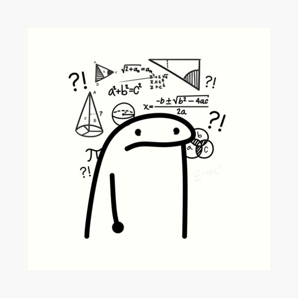 Math Cartoon Art Prints for Sale | Redbubble Math Cartoon Art Prints for Sale | Redbubble