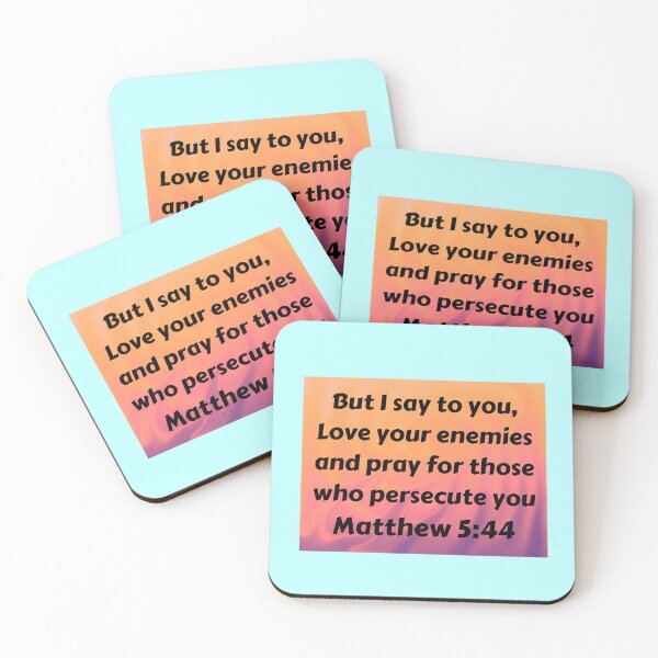 Item preview, Bible Verse Matthew 5:44 designed and sold by Prayingwarrior.