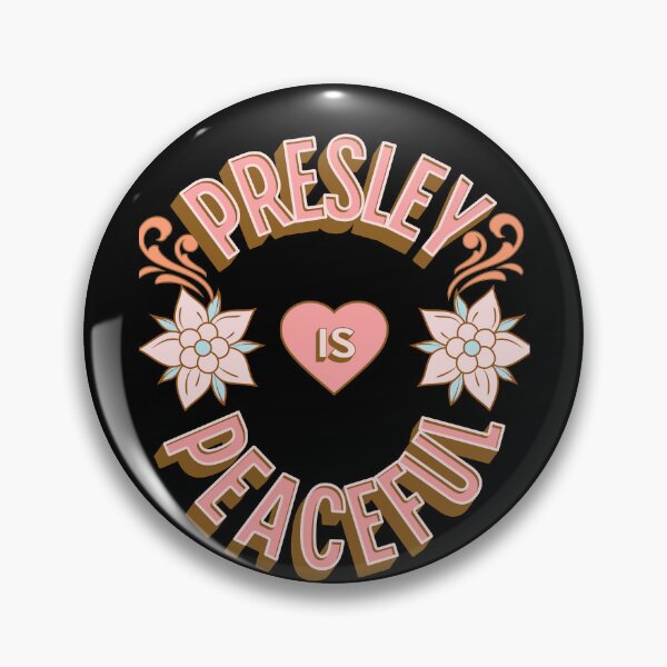 Item preview, Presley is Peaceful - First Names - Birthday Gifts - Alliteration Fans designed and sold by epicthoughts.