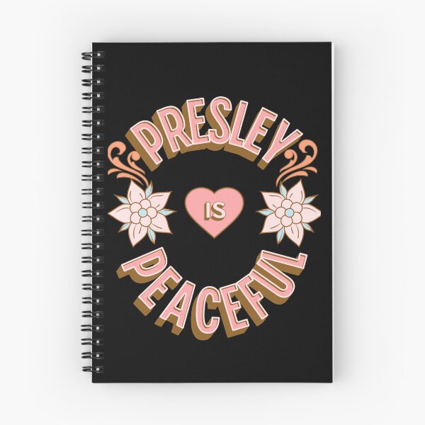 Item preview, Presley is Peaceful - First Names - Birthday Gifts - Alliteration Fans designed and sold by epicthoughts.