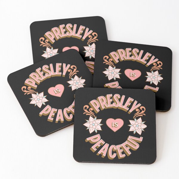 Item preview, Presley is Peaceful - First Names - Birthday Gifts - Alliteration Fans designed and sold by epicthoughts.