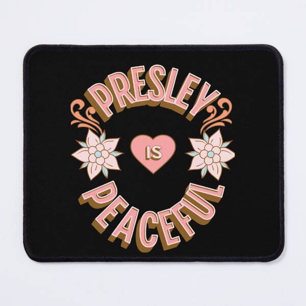 Item preview, Presley is Peaceful - First Names - Birthday Gifts - Alliteration Fans designed and sold by epicthoughts.