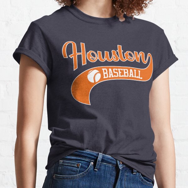 Houston Astros Orbit T-Shirt from Homage. | Grey | Vintage Apparel from Homage.