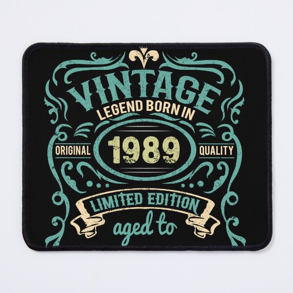 Item preview, Vintage 1989 limited edition original parts 33th birthday Retro Classic designed and sold by mohmmed22.