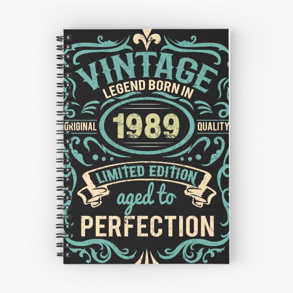 Item preview, Vintage 1989 limited edition original parts 33th birthday Retro Classic designed and sold by mohmmed22.