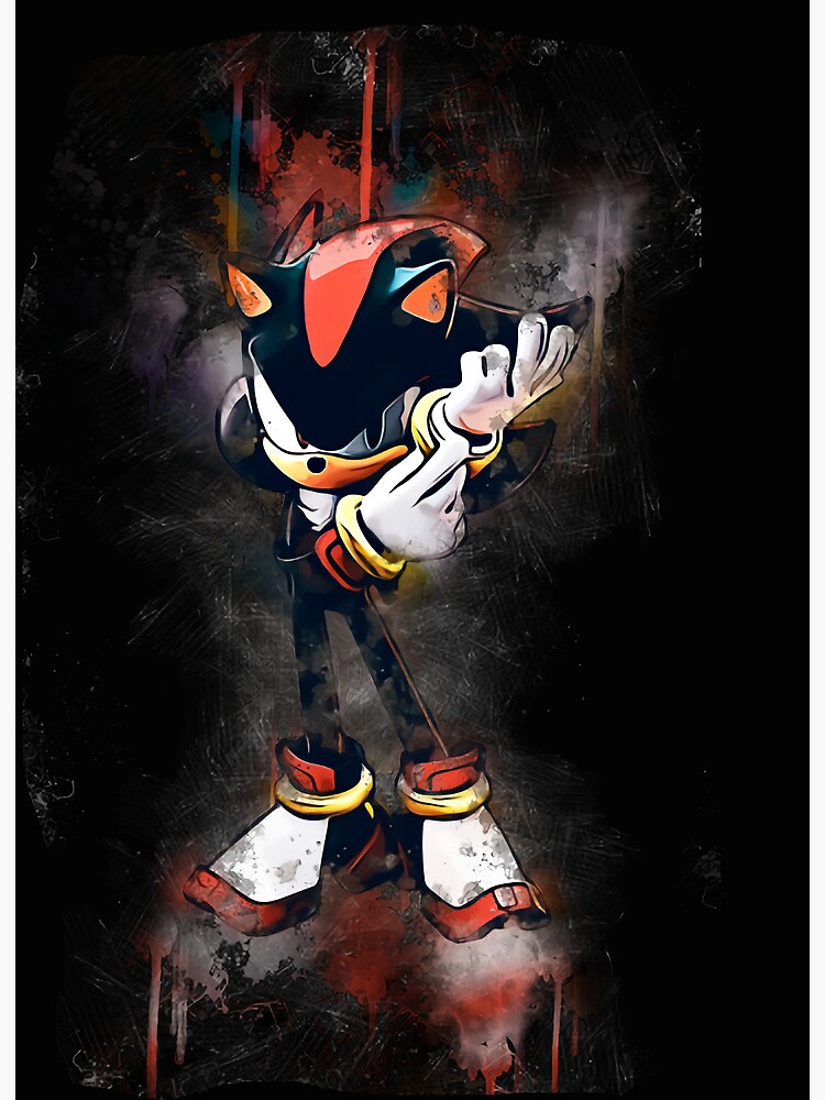 Shadow The Hedgehog Art Board Print for Sale by AndreanaWen