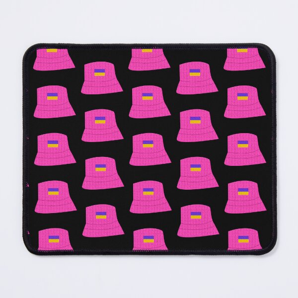 Item preview, Ukraine Eurovision Pink Hat Sticker Texture designed and sold by Ankerd.
