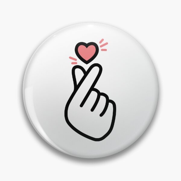 Item preview, Korean finger heart cute designed and sold by Cupid's Canvas.