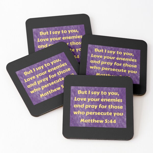 Item preview, Bible Verse Matthew 5:44 designed and sold by Prayingwarrior.
