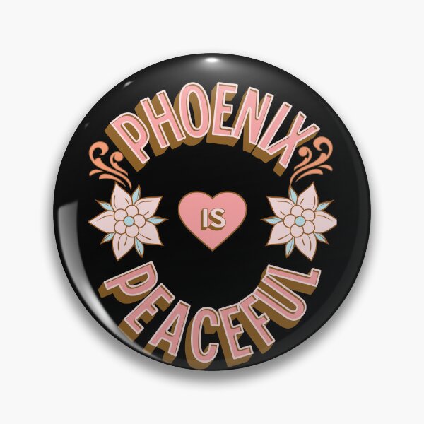 Item preview, Phoenix is Peaceful - First Names - Birthday Gifts - Alliteration Fans designed and sold by epicthoughts.