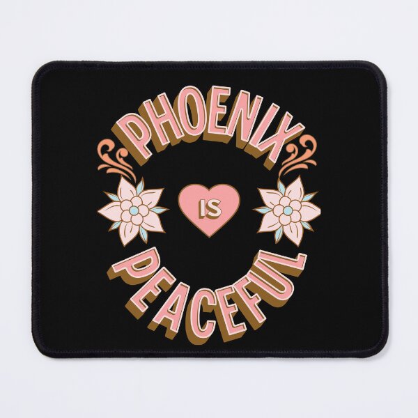 Item preview, Phoenix is Peaceful - First Names - Birthday Gifts - Alliteration Fans designed and sold by epicthoughts.