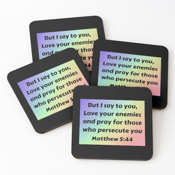 Item preview, Bible Verse Matthew 5:44 designed and sold by Prayingwarrior.