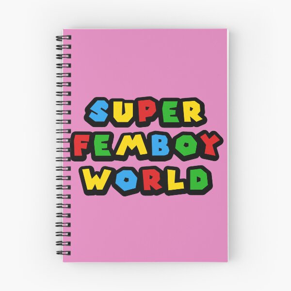 Aperçu de l'œuvre Super Femboy World - Rétro Gamer Boi créée et vendue par Tragically Ludicrous.