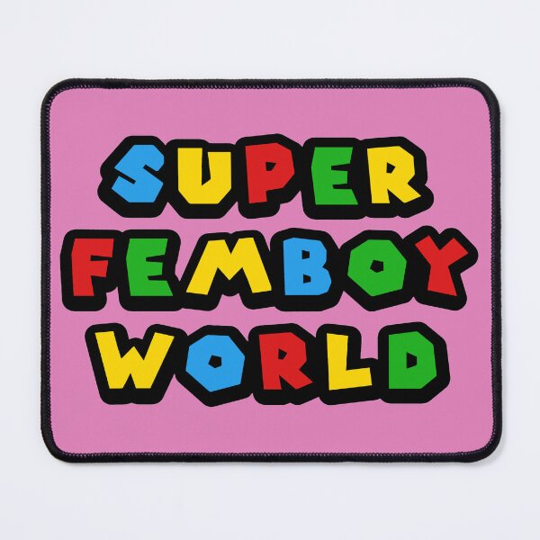 Item preview, Super Femboy World - Retro Gamer Boi designed and sold by Tragically Ludicrous.