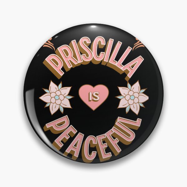 Item preview, Priscilla is Peaceful - First Names - Birthday Gifts - Alliteration Fans designed and sold by epicthoughts.