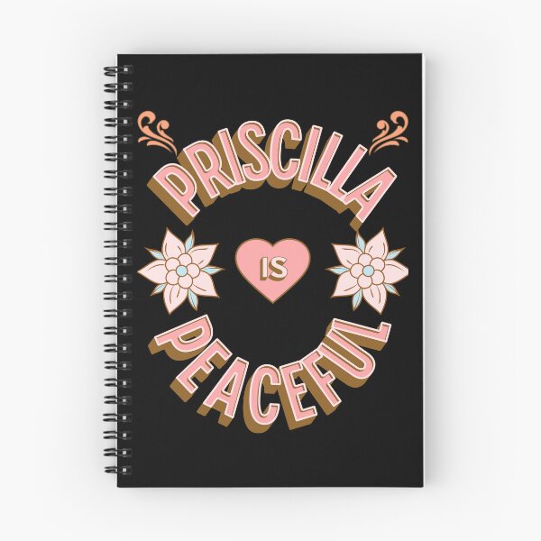 Item preview, Priscilla is Peaceful - First Names - Birthday Gifts - Alliteration Fans designed and sold by epicthoughts.