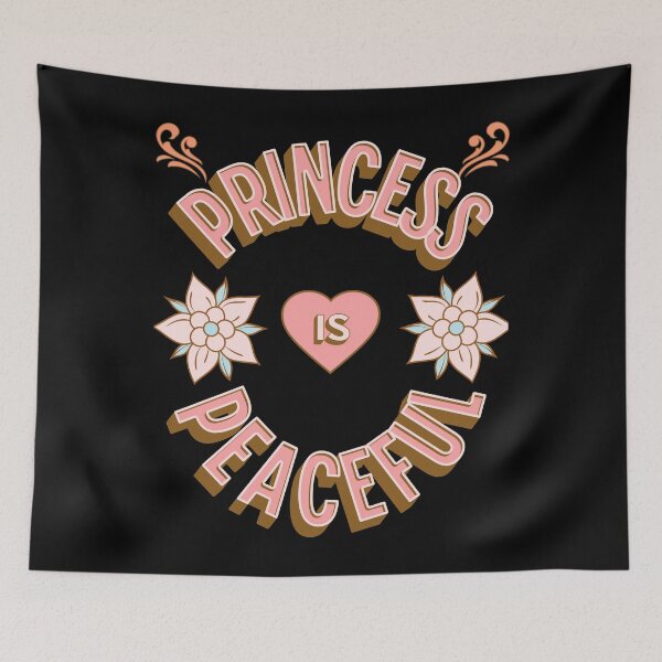 Item preview, Princess is Peaceful - First Names - Birthday Gifts - Alliteration Fans designed and sold by epicthoughts.