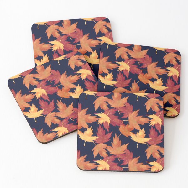 Item preview, Red and Orange Leaves Dark designed and sold by IcyArtShop.