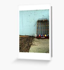 Pasttime Greeting Card