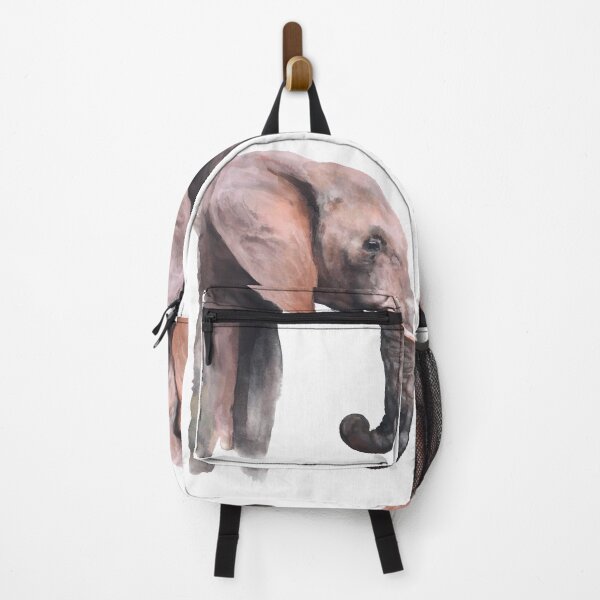 Item preview, African Elephant on White Background designed and sold by TheDaysIdeas.