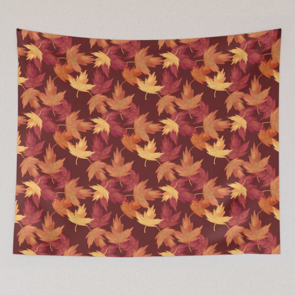 Item preview, Red and Orange Leaves Real Autumny designed and sold by IcyArtShop.