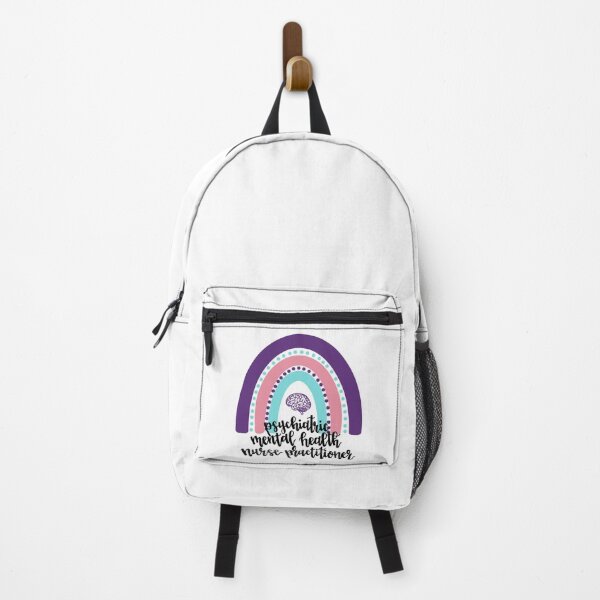 Item preview, Calligraphy Psychiatric Mental Health Nurse Practitioner Rainbow designed and sold by tbcalligraphy.