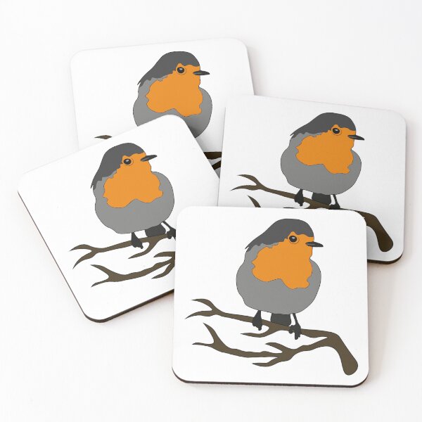 Item preview, Robin bird sits on tree branch designed and sold by xP42.