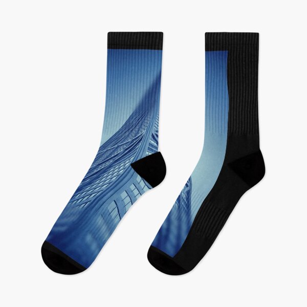 Item preview, abstract blue architecture designed and sold by MIKAFXSTORE.