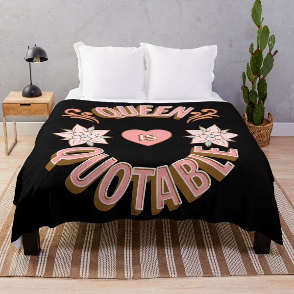 Item preview, Queen is Quotable - First Names - Birthday Gifts - Alliteration Fans designed and sold by epicthoughts.