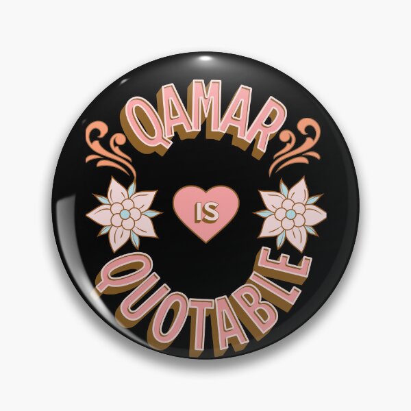 Item preview, Qamar is Quotable - First Names - Birthday Gifts - Alliteration Fans designed and sold by epicthoughts.