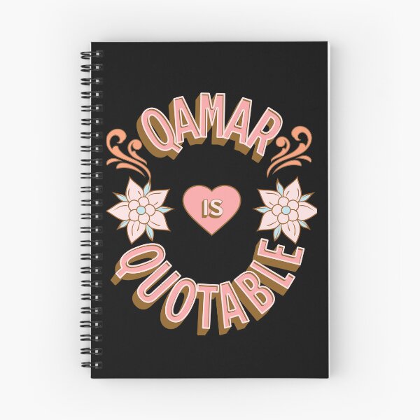 Item preview, Qamar is Quotable - First Names - Birthday Gifts - Alliteration Fans designed and sold by epicthoughts.