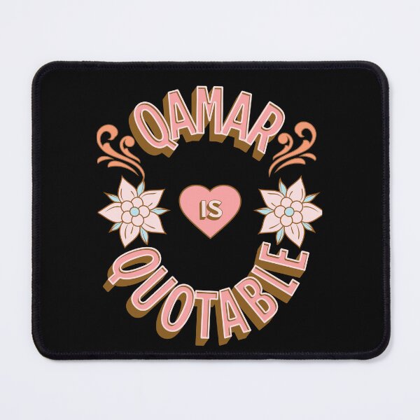 Item preview, Qamar is Quotable - First Names - Birthday Gifts - Alliteration Fans designed and sold by epicthoughts.