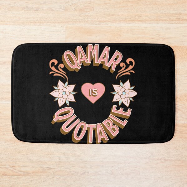 Item preview, Qamar is Quotable - First Names - Birthday Gifts - Alliteration Fans designed and sold by epicthoughts.